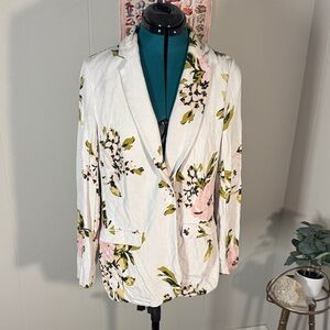 Philosophy Floral Blazer in Pink and Green